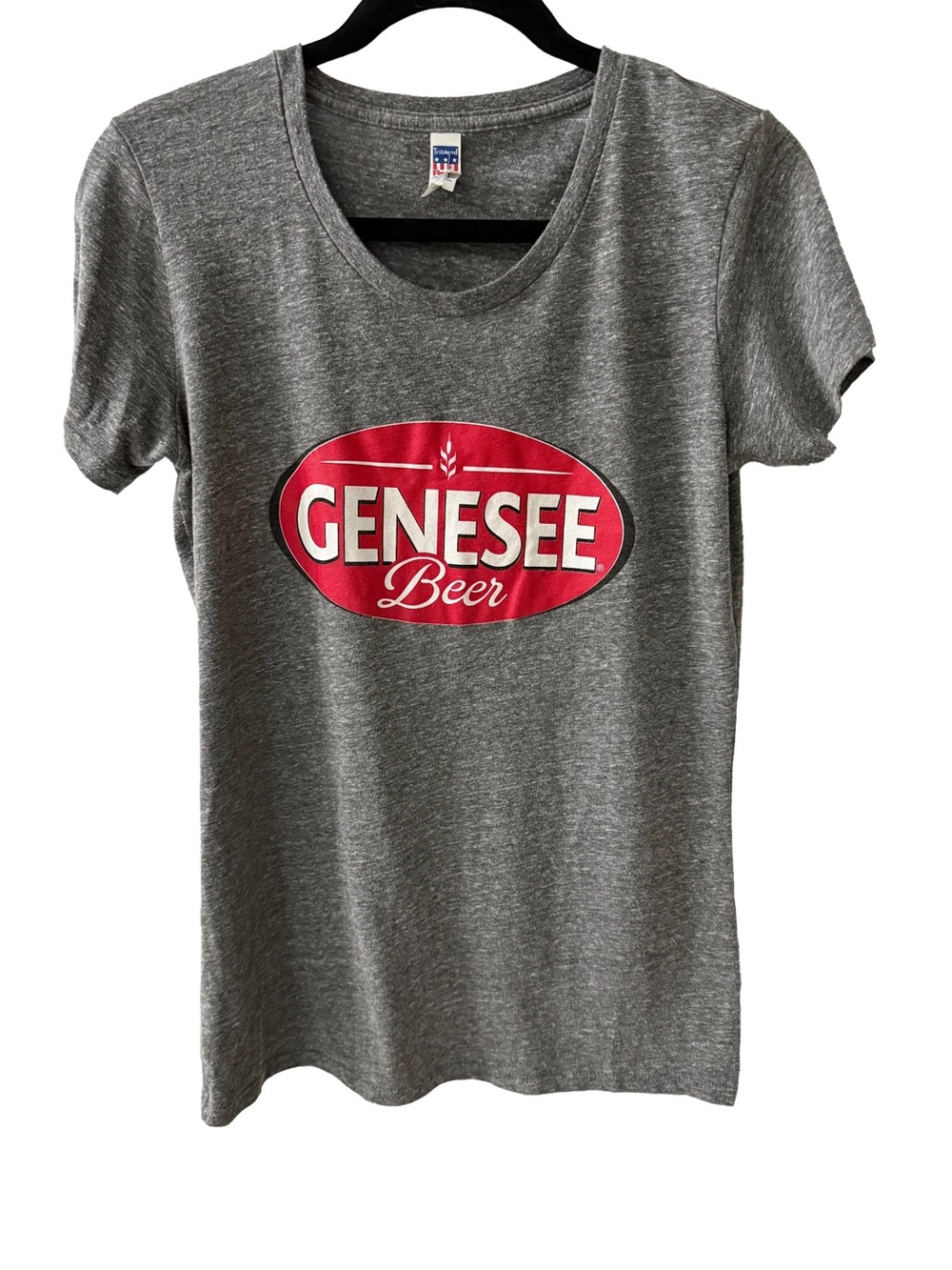 Genesee Beer Women's Gray Short Sleeve Logo Tee